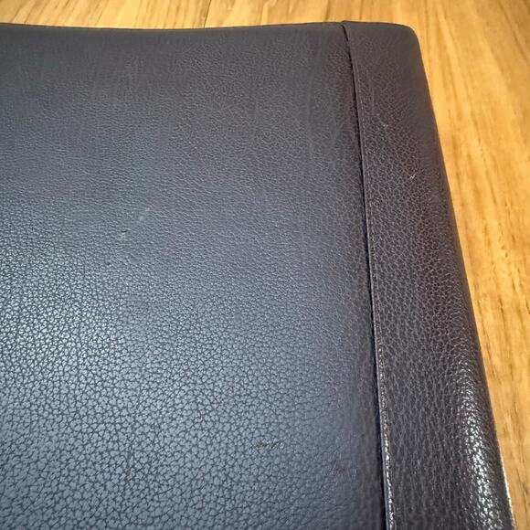 Franklin Quest Planner Brown Reddish Pebbled Leather Full Zip Large - Picture 16 of 16